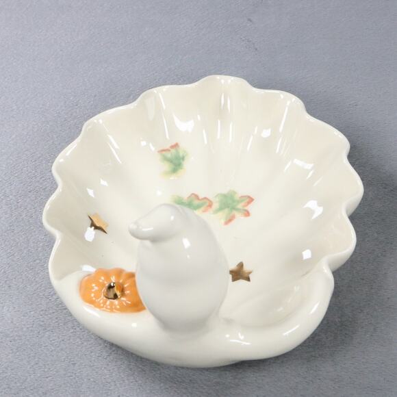 Lenox Occasions Ghost Candy Dish Halloween Pumpkin Bowl Ceramic #6386866 - Picture 4 of 9